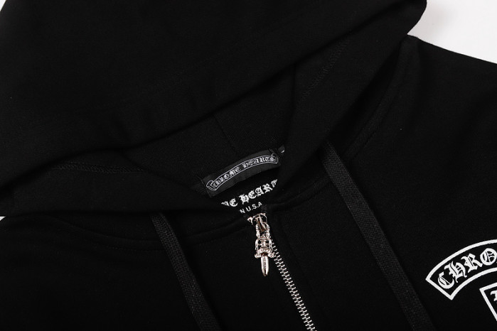 clothes Ch*0me He**ts horse shoe floral hoodie