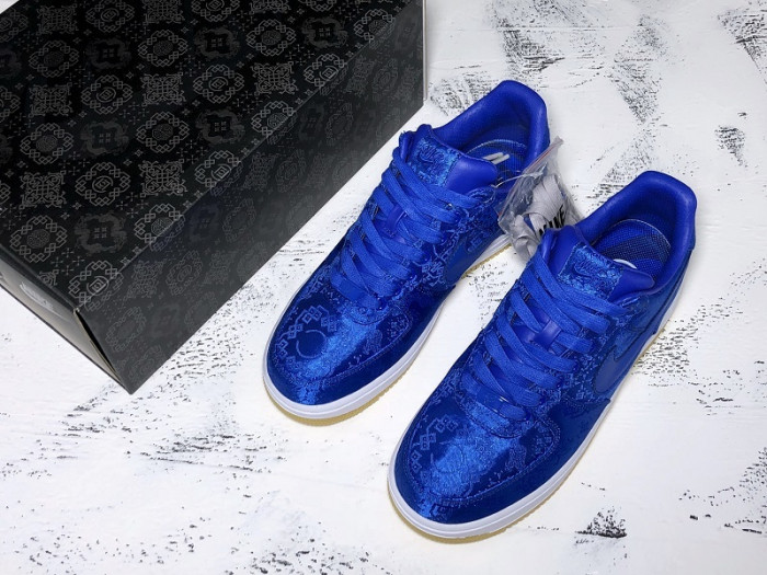 The Clot x Nike Air Force 1 Low in Game Royal CJ5290-400
