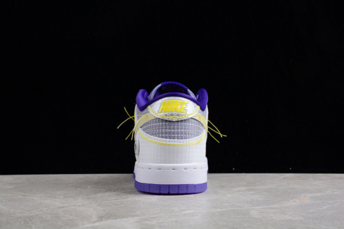 UNION LA X NIKE DUNK LOW COURT PURPLE WHITE GREY YELLOW DJ9649-500