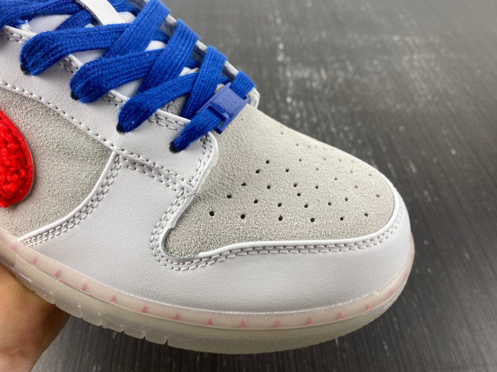 Nike Dunk Low Year of the Rabbit "White/Crimson-Varsity Royal" FD4203-161