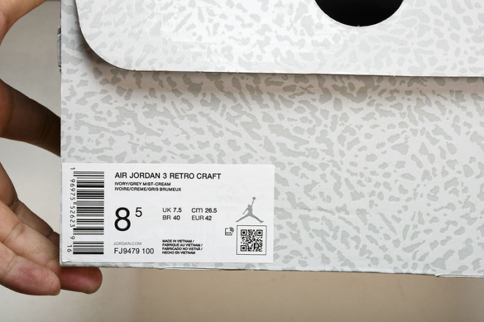 AIR JORDAN 3 RETRO CRAFT  FJ9479 100
