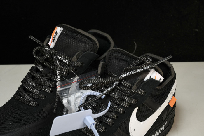 NikeAir Force 1 Low OF Black White AO4606-001