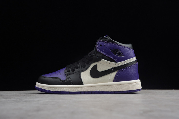 Kids  Air Jordan 1 Retro High OG 'Court Purple' 555088-501