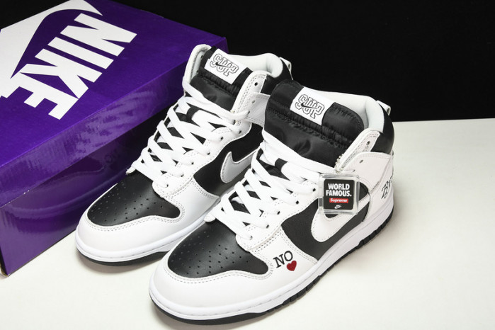Supreme x Nike SB Dunk High QS “By Any Means”SUP  DN3741-002