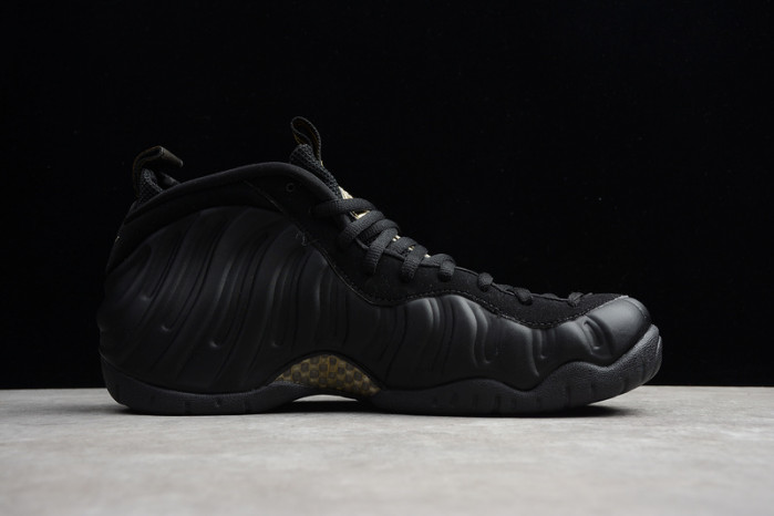 Air Foamposite Pro Black Metallic Gold  624041-009