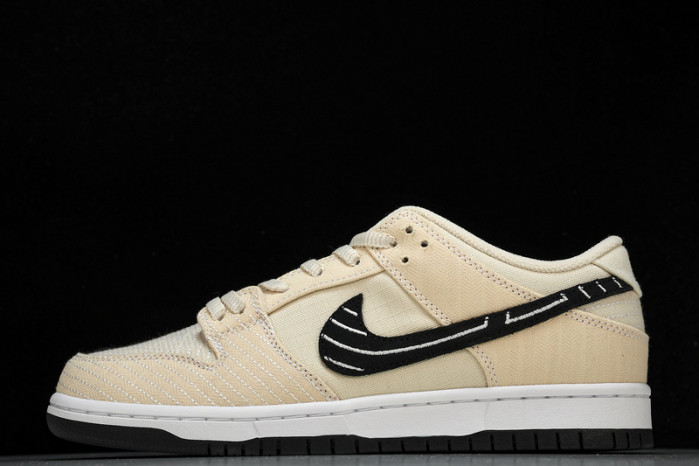 Albino & Preto x NK Dunk SB Low Pro QS“Pearl White”   FD2627-300