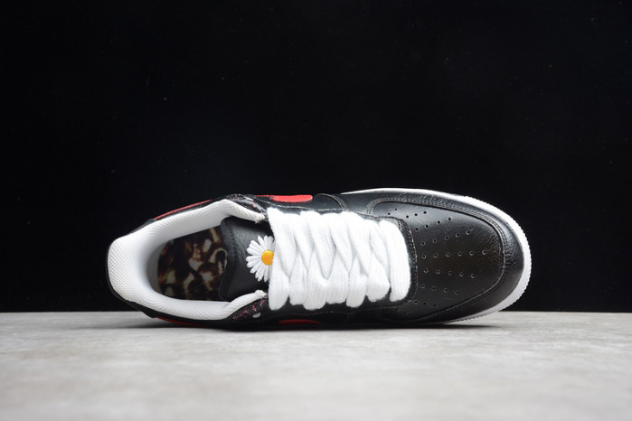 PEACEMINUSONE X Nike Air Force1 GD Black Red AQ3692-002