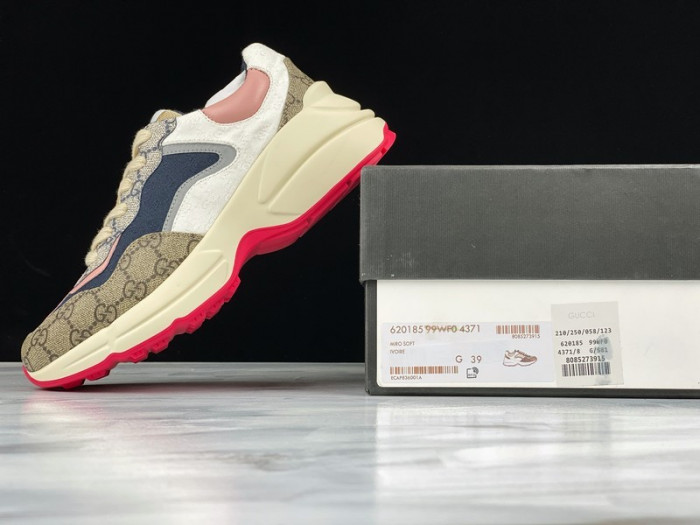 GUCC Rhyton Vintage Trainer Sneaker 620185 99WF0 4371
