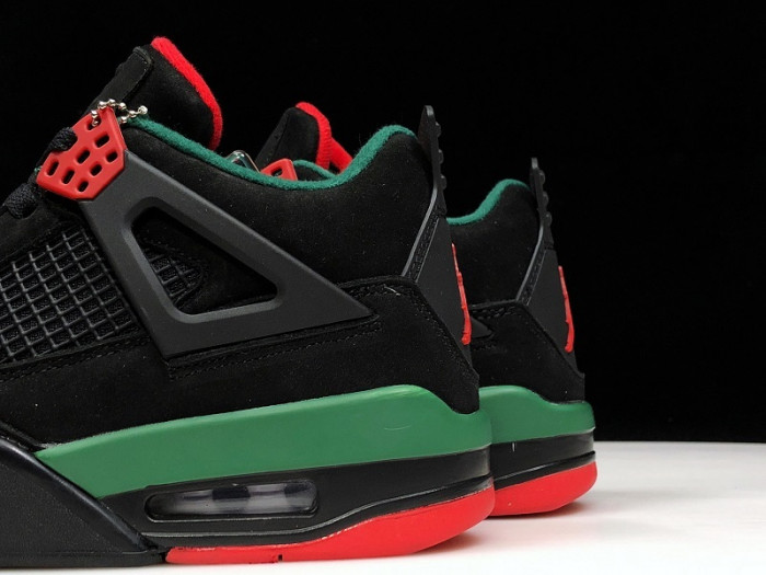 Air Jordan 4 NRG Black/Gorge Green-Varsity Red AQ3816-063