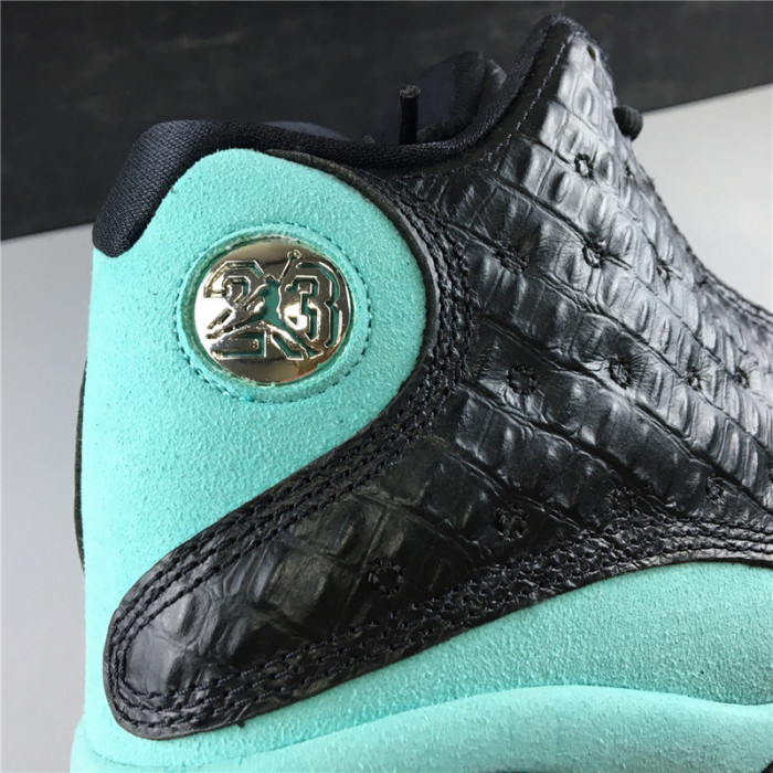 AIR JORDAN 13 RETRO BLACK ISLAND GREEN 414571-030