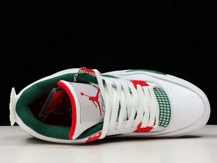 Air Jordan 4 NRG White/Gorge Green-Varsity Red AQ3816-163