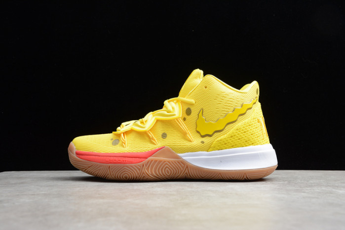 KYRIE 5 SPONGEBOB SQUAREPANTS OPTI YELLOW 002